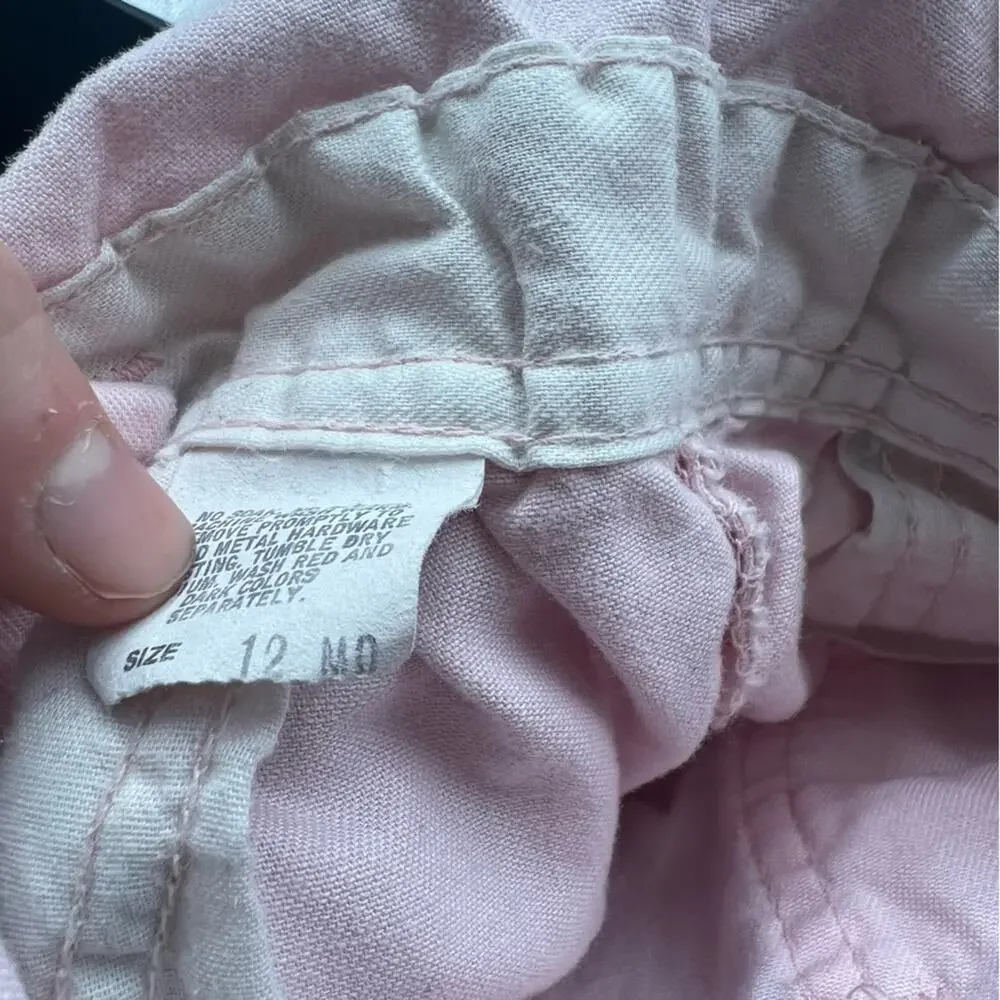 Vintage Oshkosh B’Gosh Vestbak Overalls Pink Made in the USA